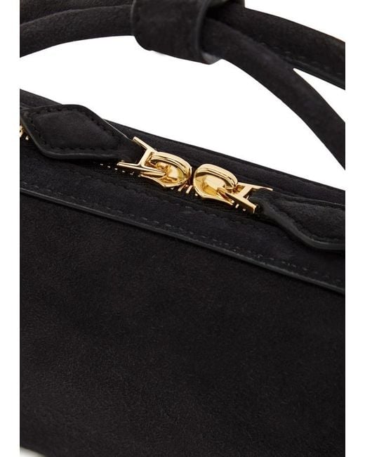 Alaïa Black Le Teckel Suede Clutch