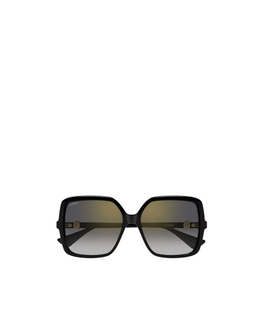 Cartier Multicolor Square Frame Sunglasses