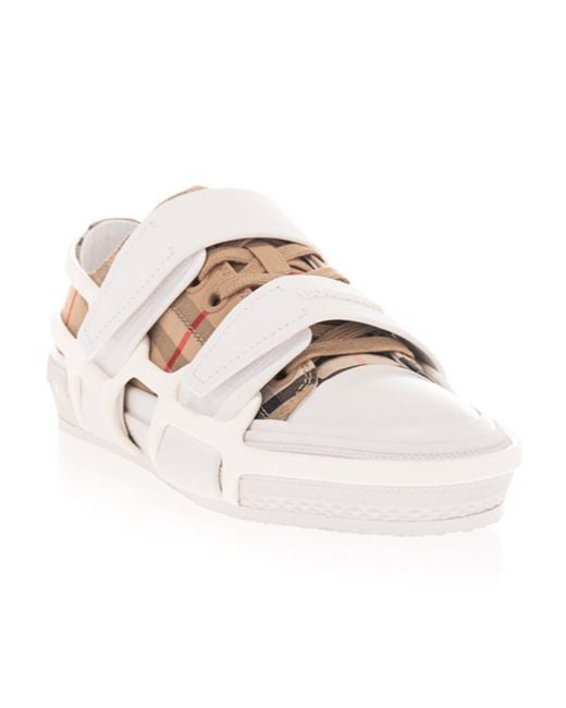 Burberry Natural Vintage Check Sneakers