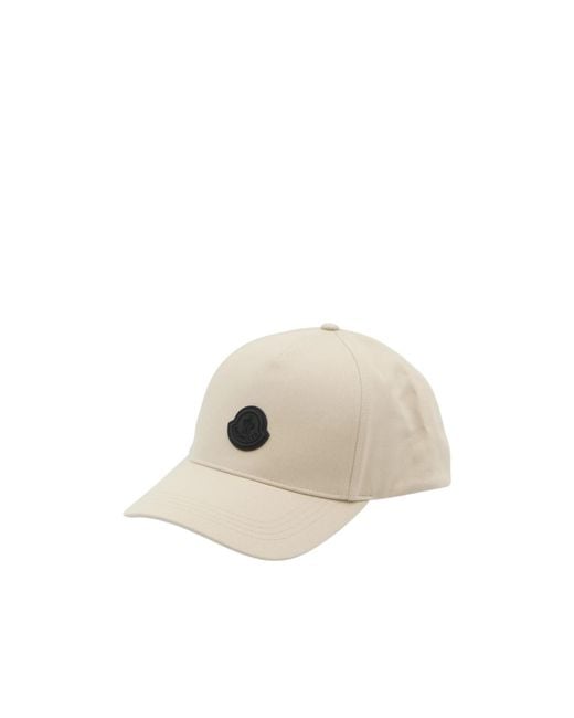 Moncler Natural Logo Baseball Cap for men