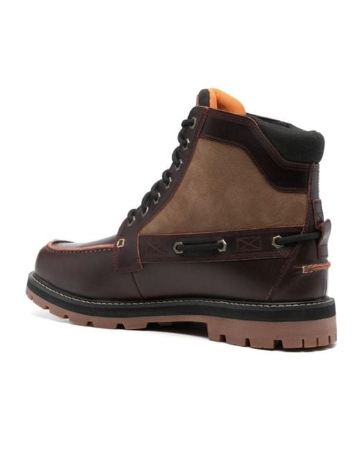 Timberland Brown Laced Boots for men