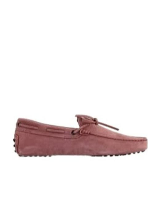 Tod's Purple Logo Details Business Casual Shoes for men