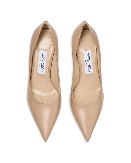 Jimmy Choo Natural Love Pointed-Toe Pumps