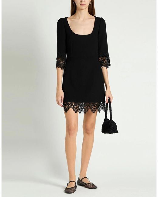 Dolce & Gabbana Black Solid Color Dress