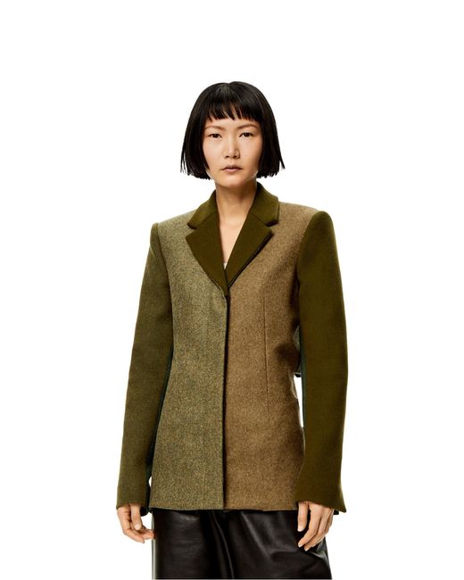 Loewe Green Slashed Jacket