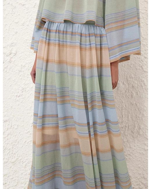 Zimmermann Multicolor Striped Skirt