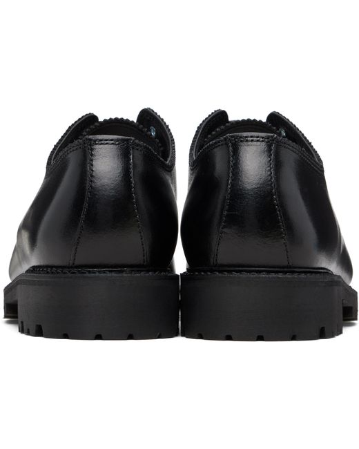 Rier Black Norwegian Derby Shoes for men