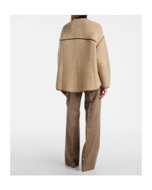 Altuzarra Natural Medrano Wool-Blend Jacket