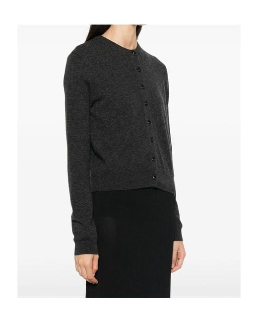 Lisa Yang Black Karia Button-Fastening Cardigan