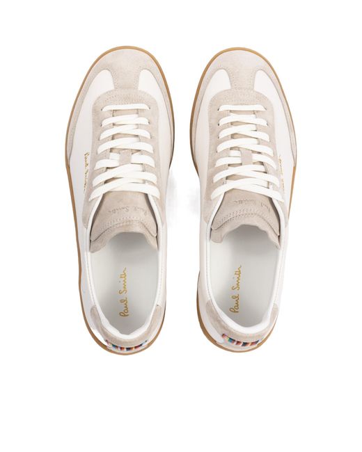 Paul Smith White Como Lace-Up Sneakers for men