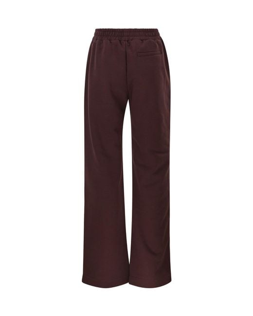 Dondup Purple Wide Leg Sweatpants
