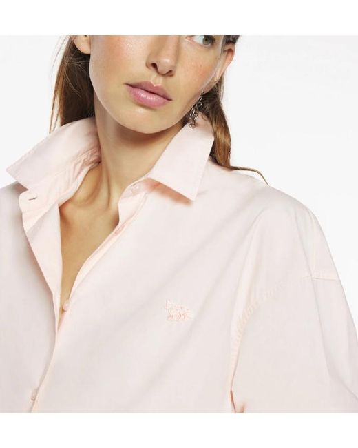 Maison Kitsuné Pink Maison Kitsuné Baby Fox Casual Shirt