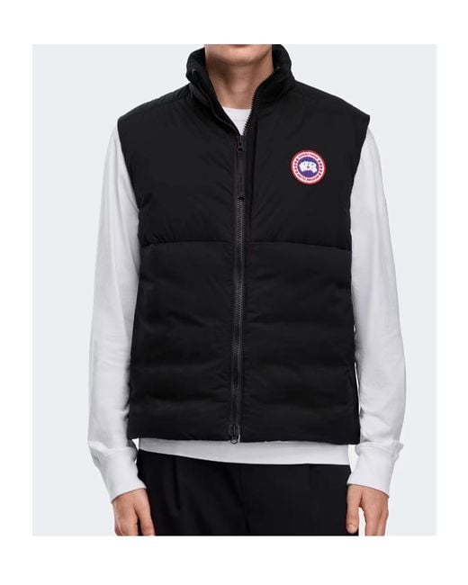 Canada Goose Black Lodge Vest for men