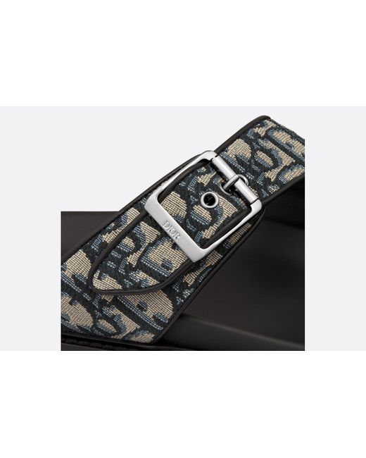 Dior Black Aqua Sandal for men