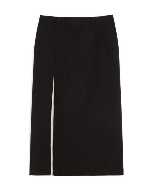 Sportmax Black Spxdanza Midi Skirt