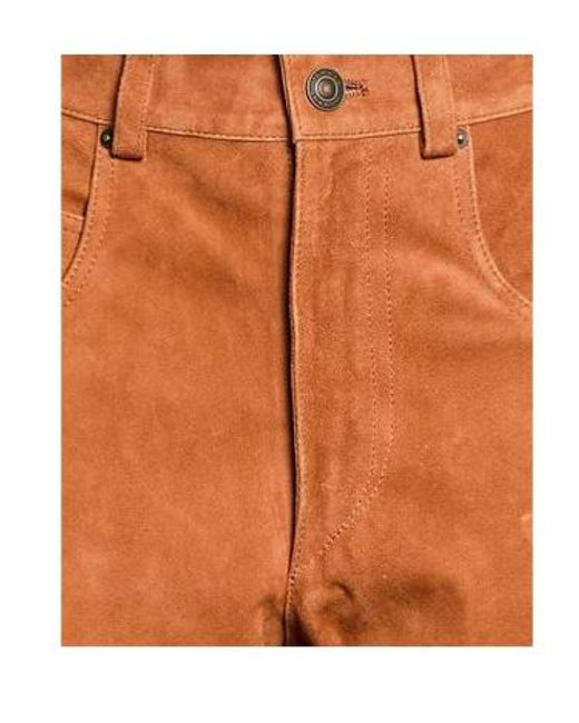Isabel Marant Orange High Waist Pants