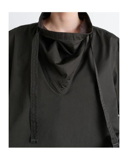 Lemaire Black Vareuse High-Neck Top