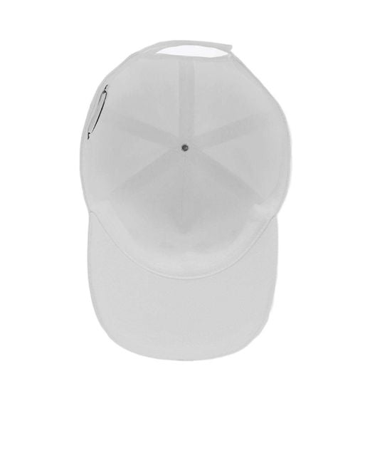 1989 STUDIO White Logo Embroidered Hat for men