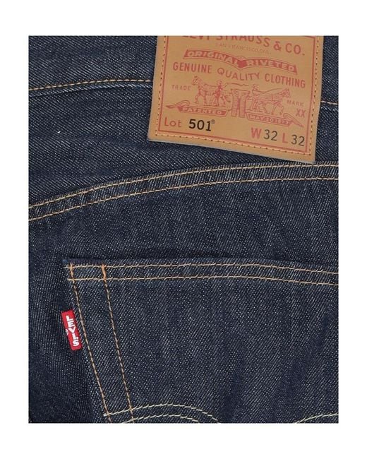 Levi's Blue Logo Five-Pocket Denim Trousers for men