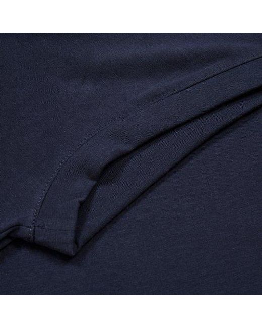 Emporio Armani Blue Round-Necked T-Shirt