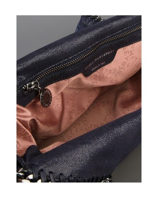 Stella McCartney Blue Falabella Fold Over Tote Bag