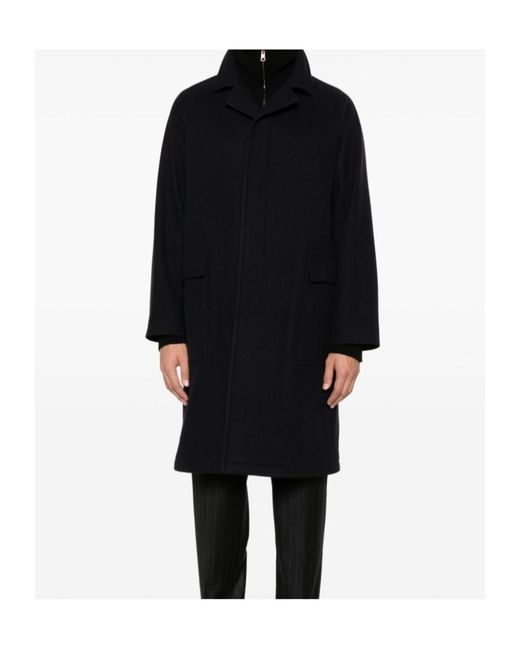 Tagliatore Black Loyd Coat for men