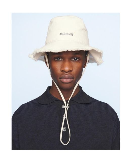 Jacquemus White Hat for men