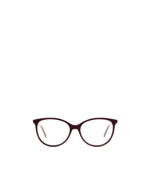 Gucci White Eyewear Cat-Eye Frame Glasses