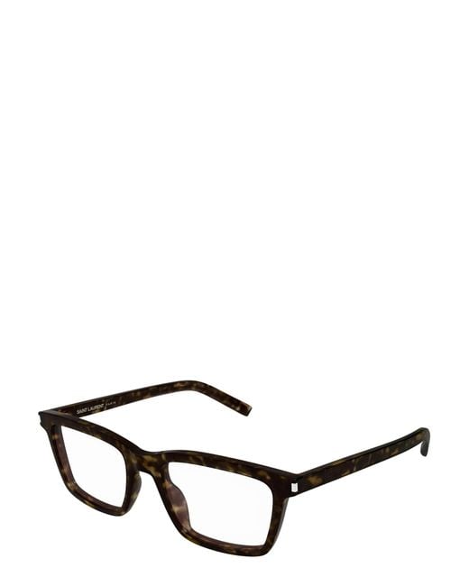 Saint Laurent Black Full Frame Plain Mirror for men