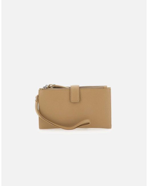 Gianni Chiarini Natural Dollaro Zip-Around Wallet