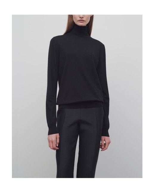 The Row Black Heva Sweater
