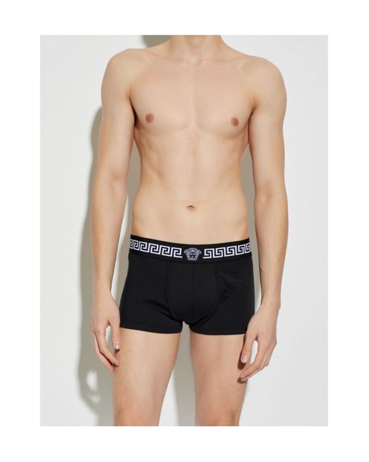 Versace Black Bottoms for men
