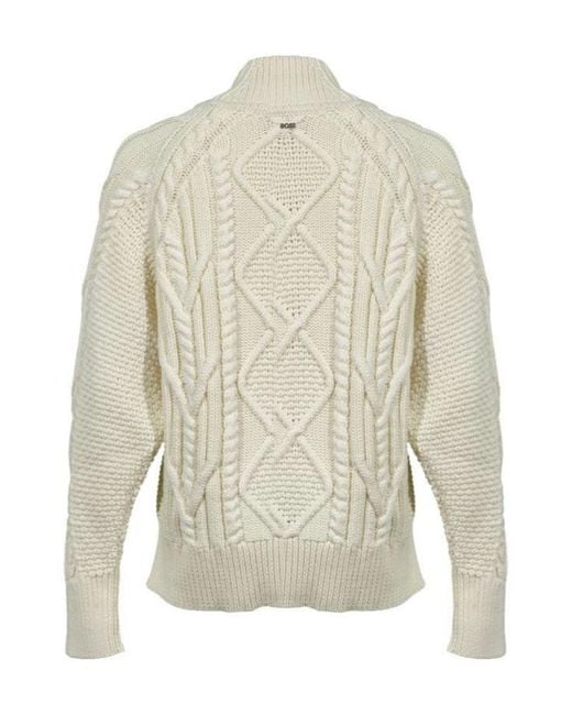 Boss Multicolor Mock-Neck Sweater