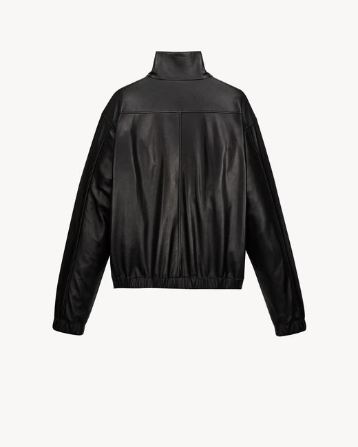 Saint Laurent Black Cassandre Jacket for men