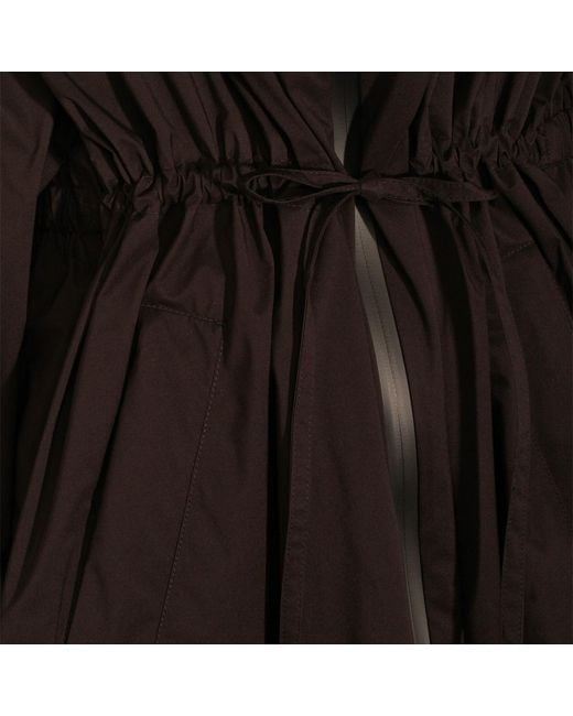 Herno Black Belted Hooded Jacket