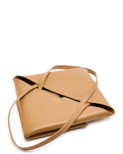Loewe Brown Puzzle Medium Leather Tote