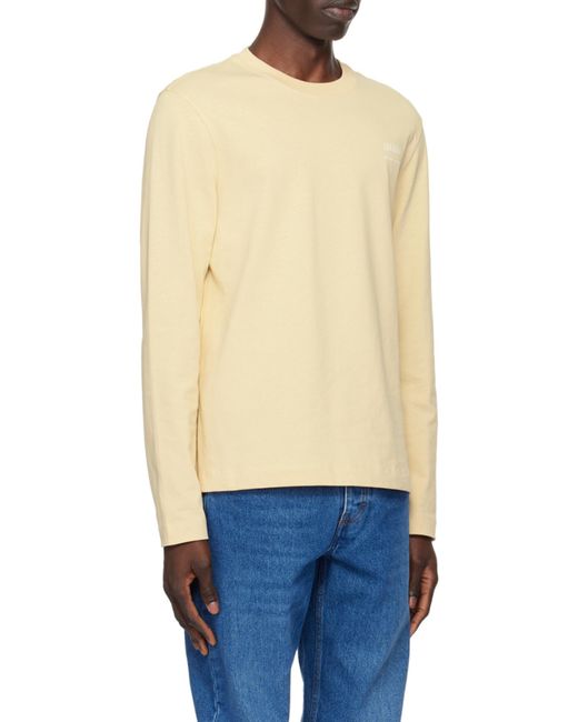AMI Natural Ami Long Sleeved Crewneck T-Shirt for men