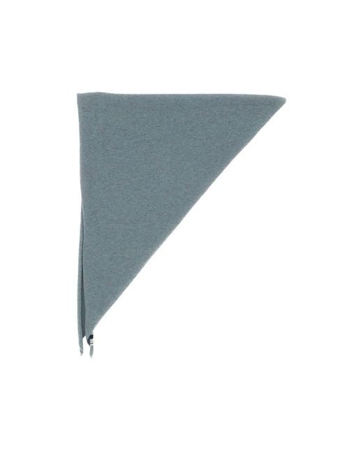 Extreme Cashmere Blue Triangle Headscarf