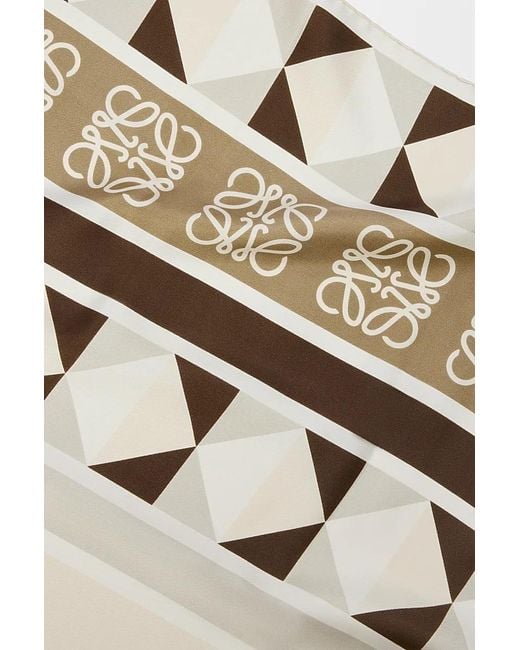 Loewe White Scarf