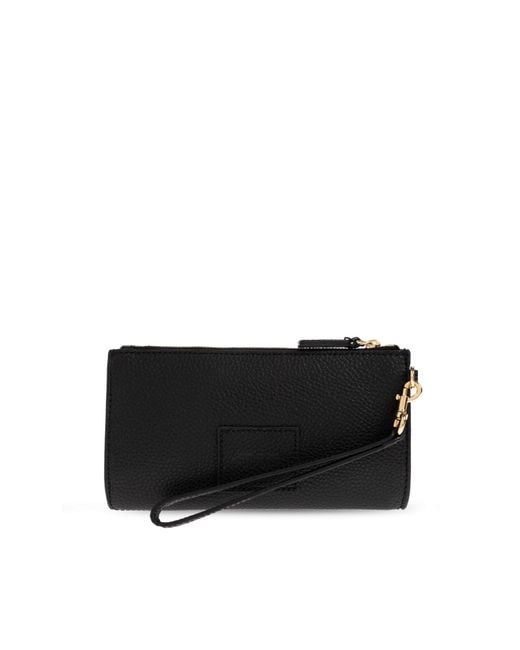 Marc Jacobs Black The Logo Embossed Zipped Pouch
