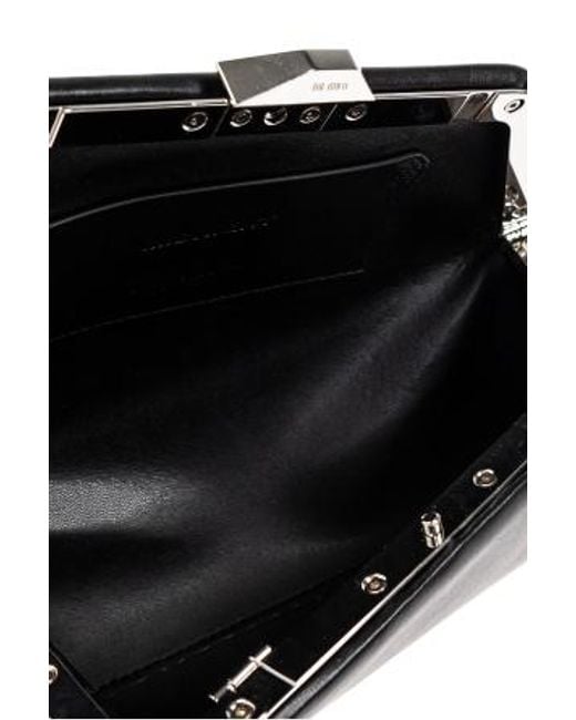 The Attico Black The Midnight Clutch Bag