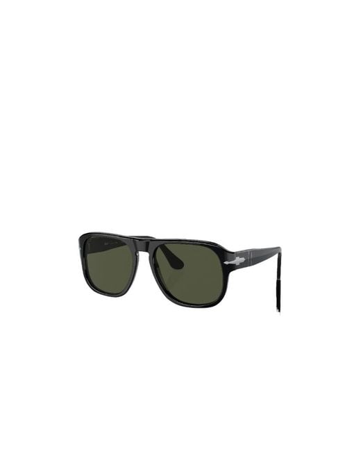 Persol Green Pilot Frame Sunglasses for men