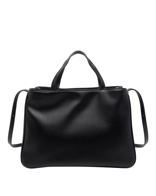 Liu Jo Black Double-Compartment Crossbody Bag