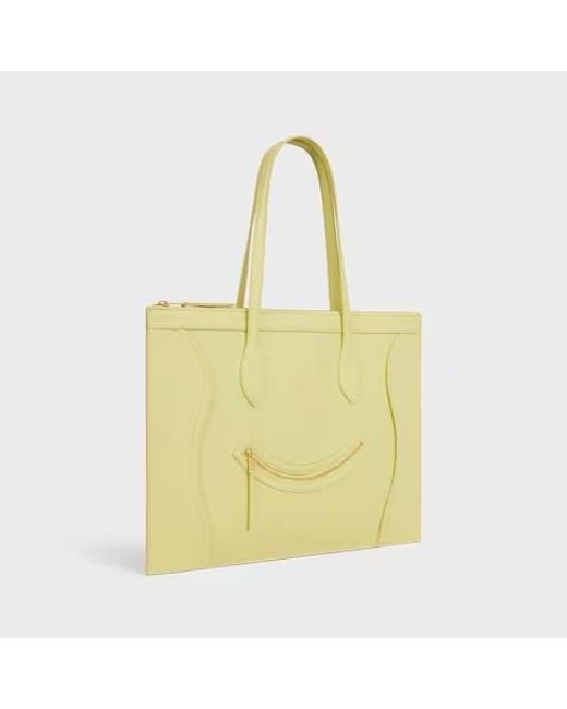 Céline Yellow Flat Luggage
