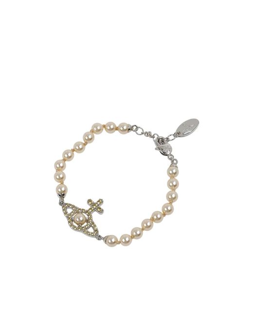 Vivienne Westwood Metallic Saturn-Themed Bracelet