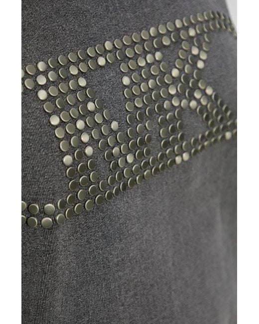MICHAEL Michael Kors Gray Metallic Applique T-Shirt