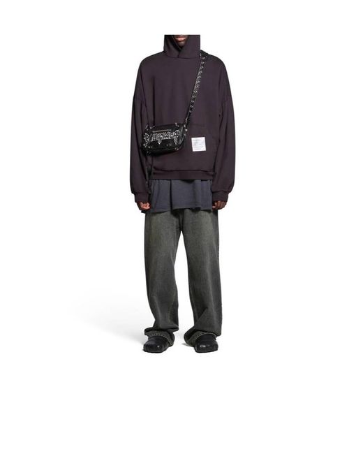 Balenciaga White Le Cagole Xs Flap Shoulder Bag for men