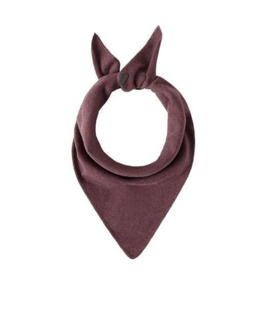 Brunello Cucinelli Purple Cashmere Handkerchief