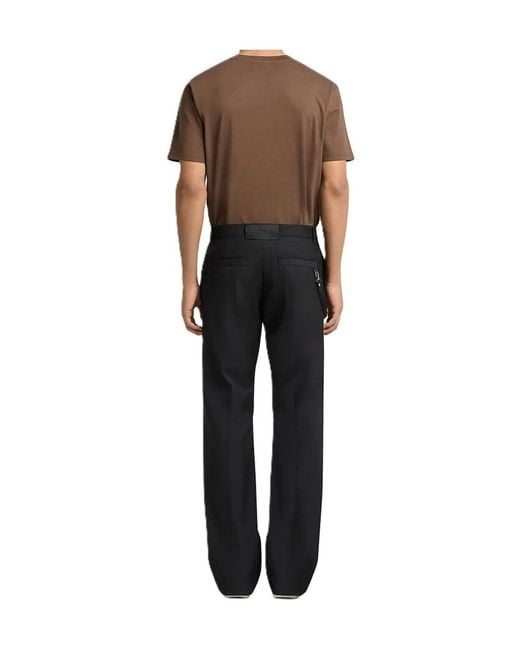 Courreges Brown Short-Sleeved T-Shirt for men