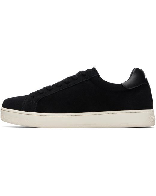 Palm Angels Black Classic Logo Tennis Sneakers for men
